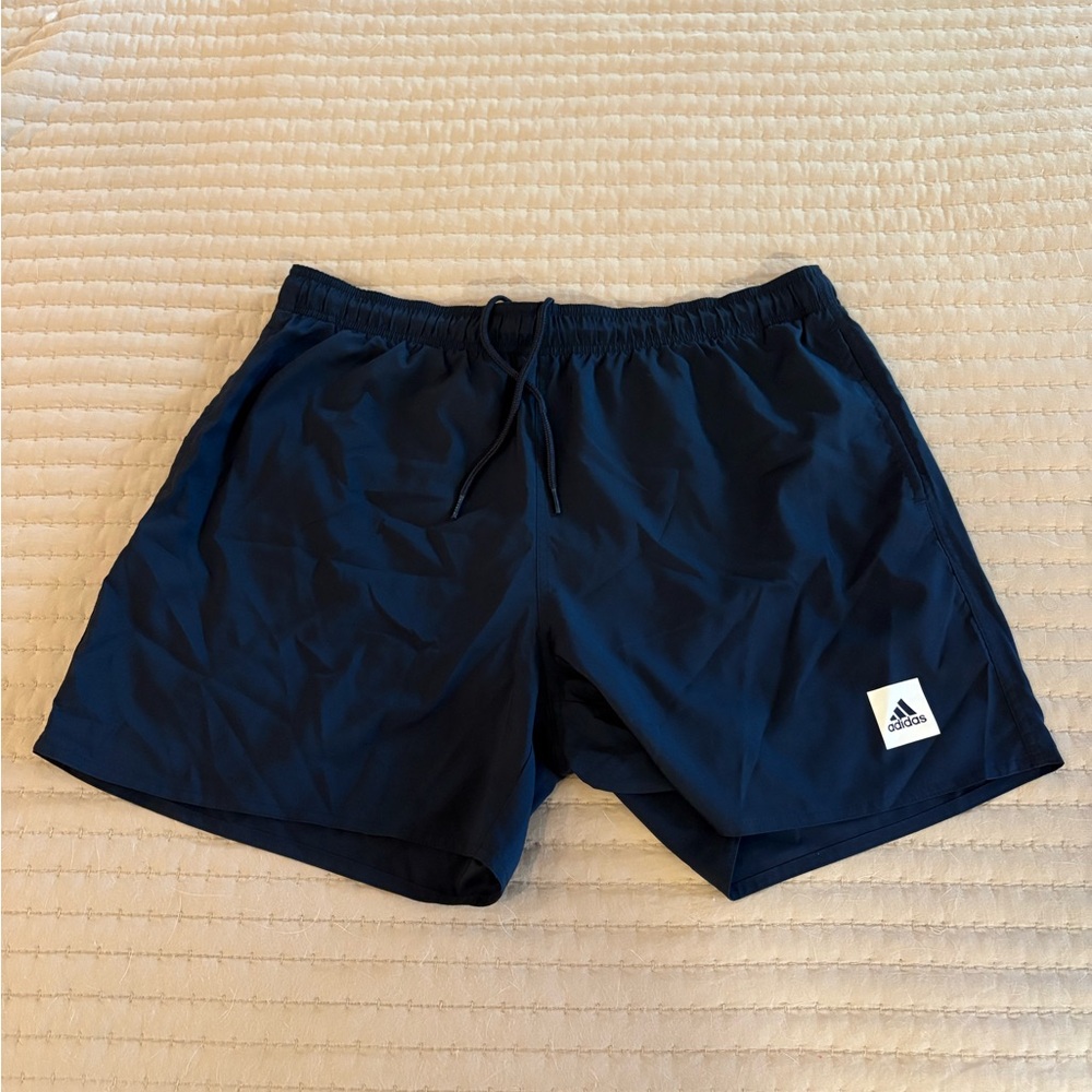 Adidas Navy Blue Swim Trunks
